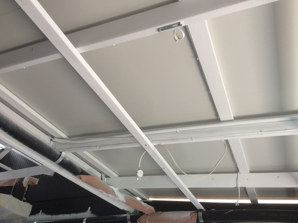 A Ceiling Manchester Roofing Installed
