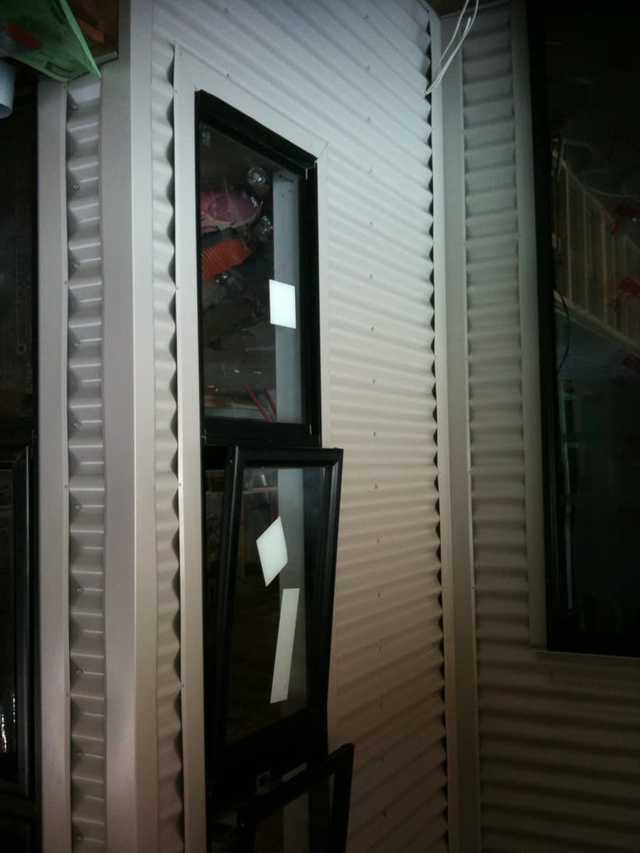 COLORBOND wall cladding & Windows