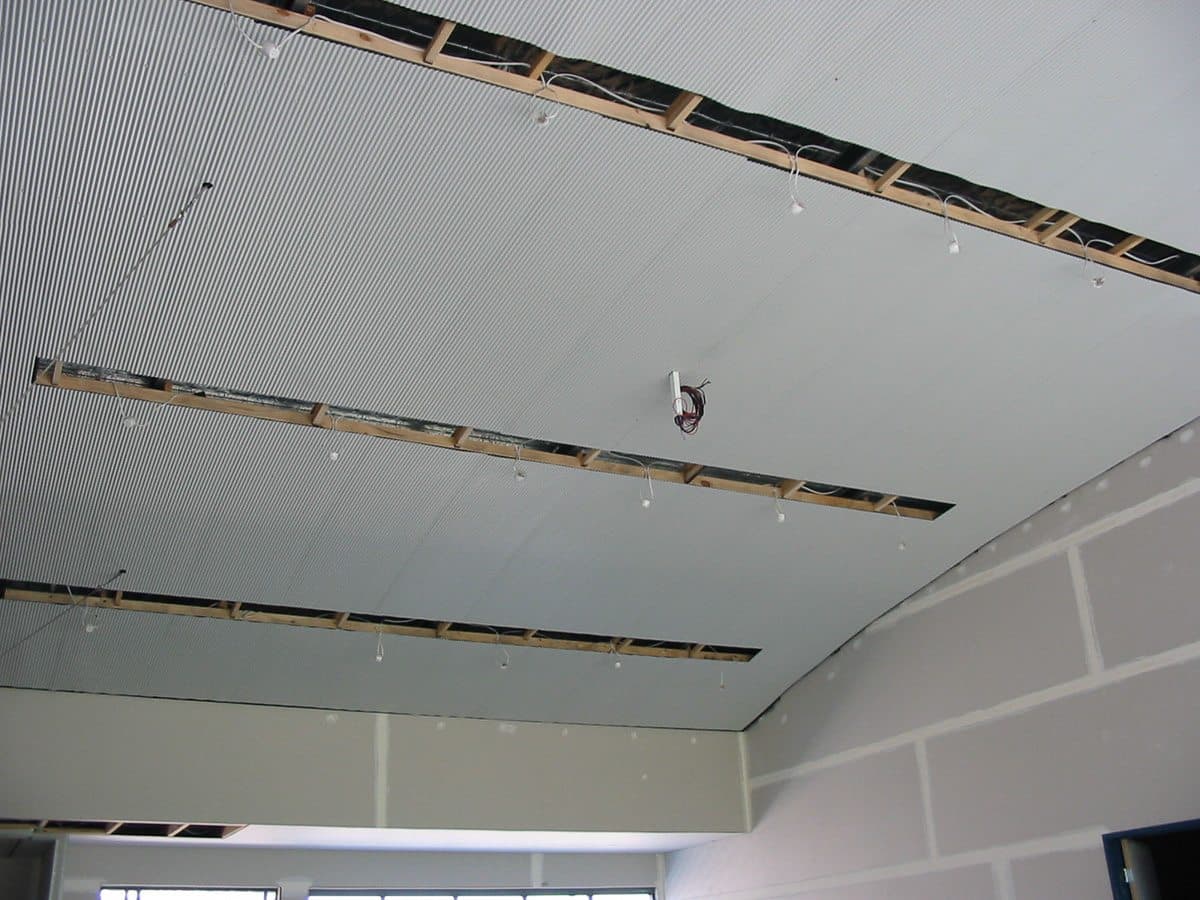 The Inside of a Curved Roof