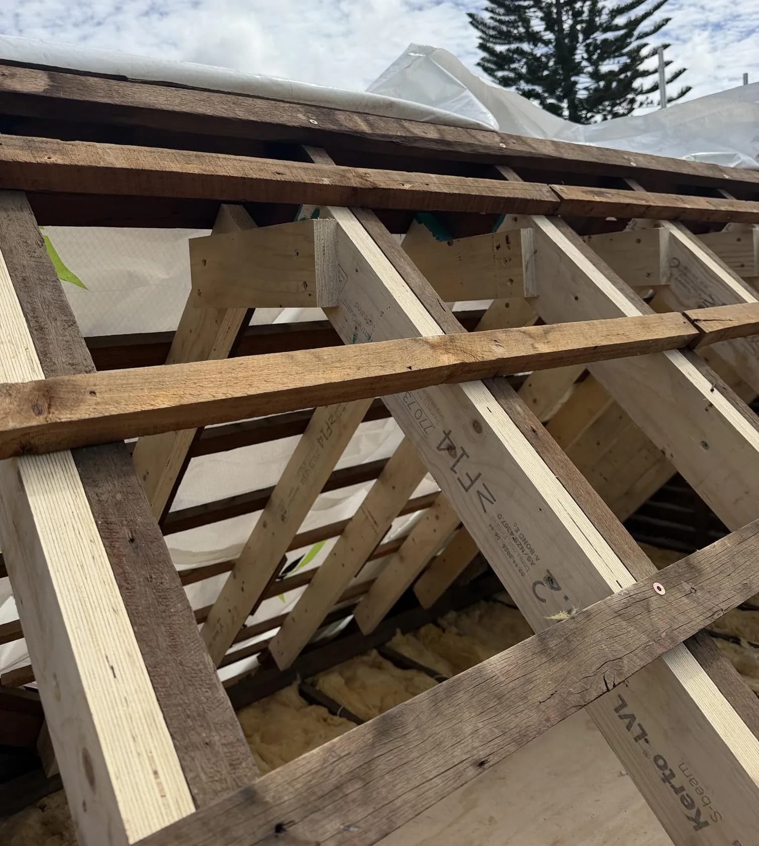 Decromastic tile and dormer roof replacement in progress at Waterford West