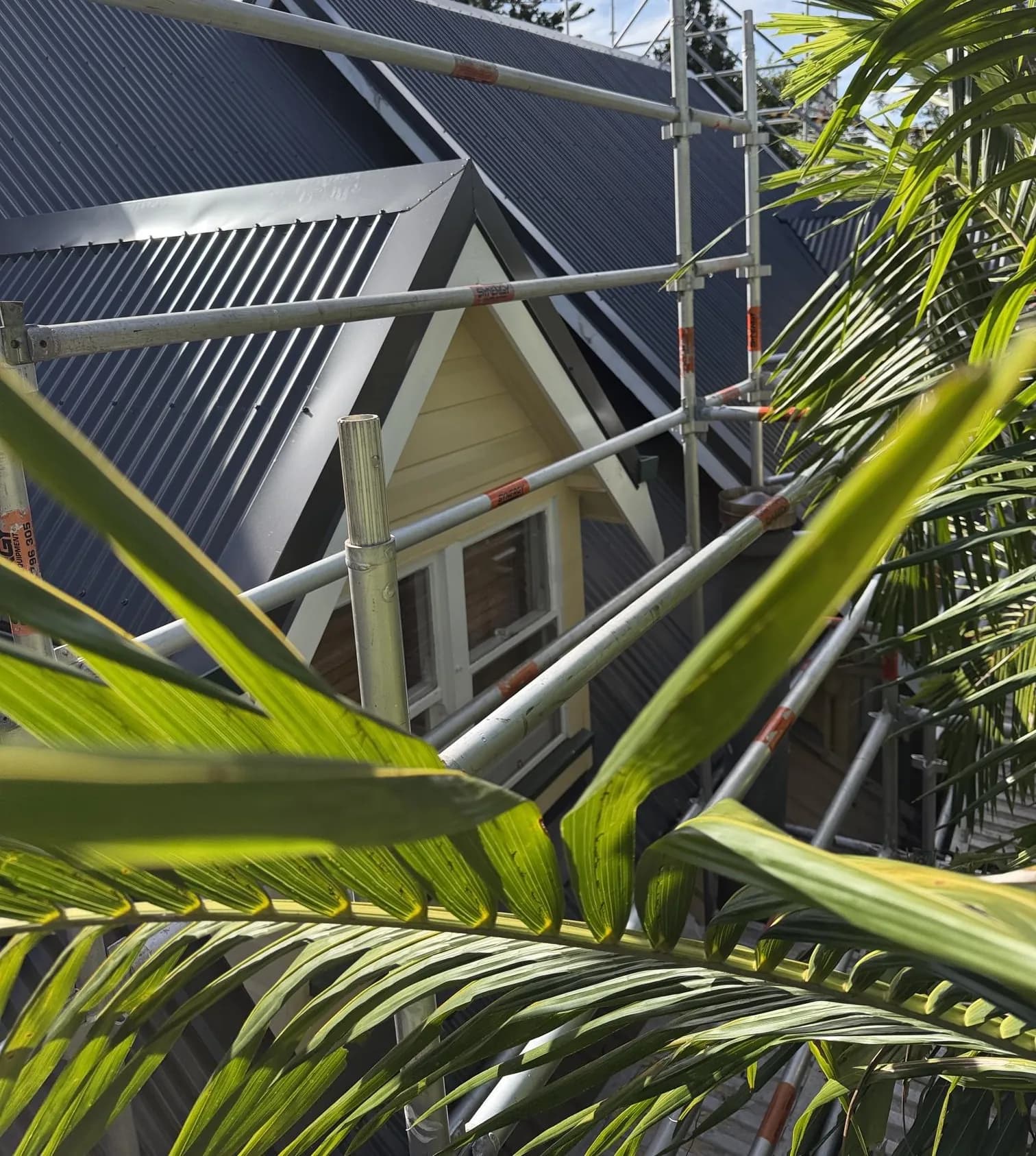 Decromastic tile and dormer roof replacement in progress at Waterford West
