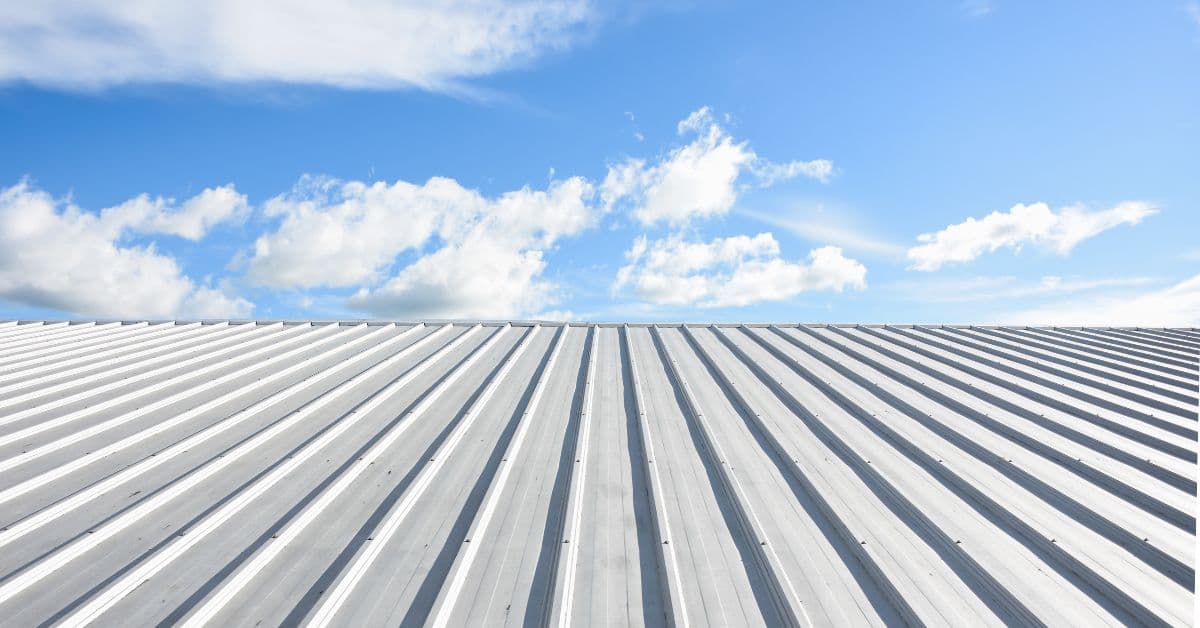 A metal roof in the Queensland sun