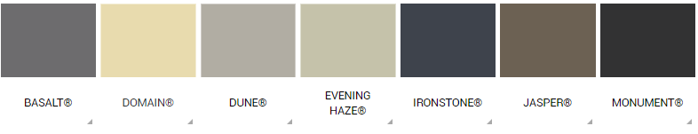 Metal Fencing - Colours Options 1